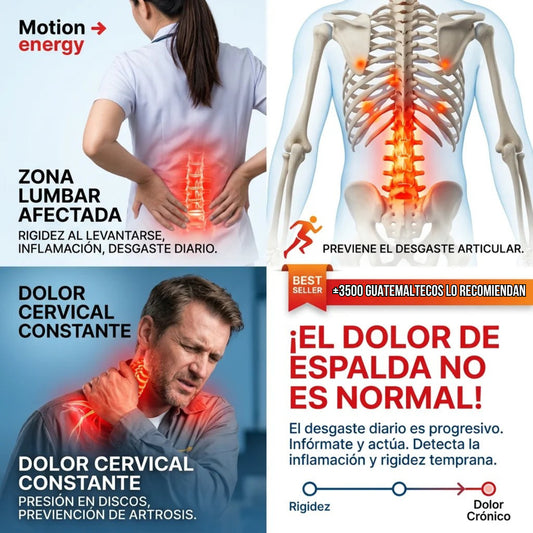 ¿Sientes dolor en las rodillas, la espalda o las articulaciones después de un día largo de trabajo?