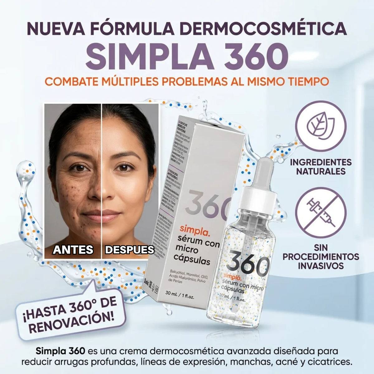 Arrugas y piel firme en 14 días