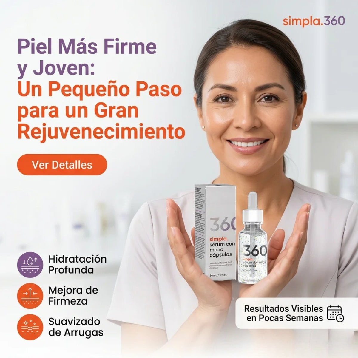 Arrugas y piel firme en 14 días