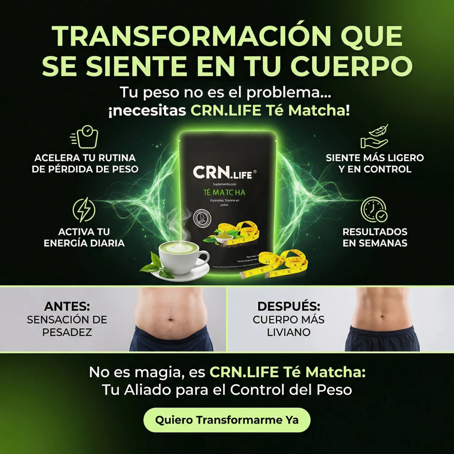 Espirulina Con Te Matcha