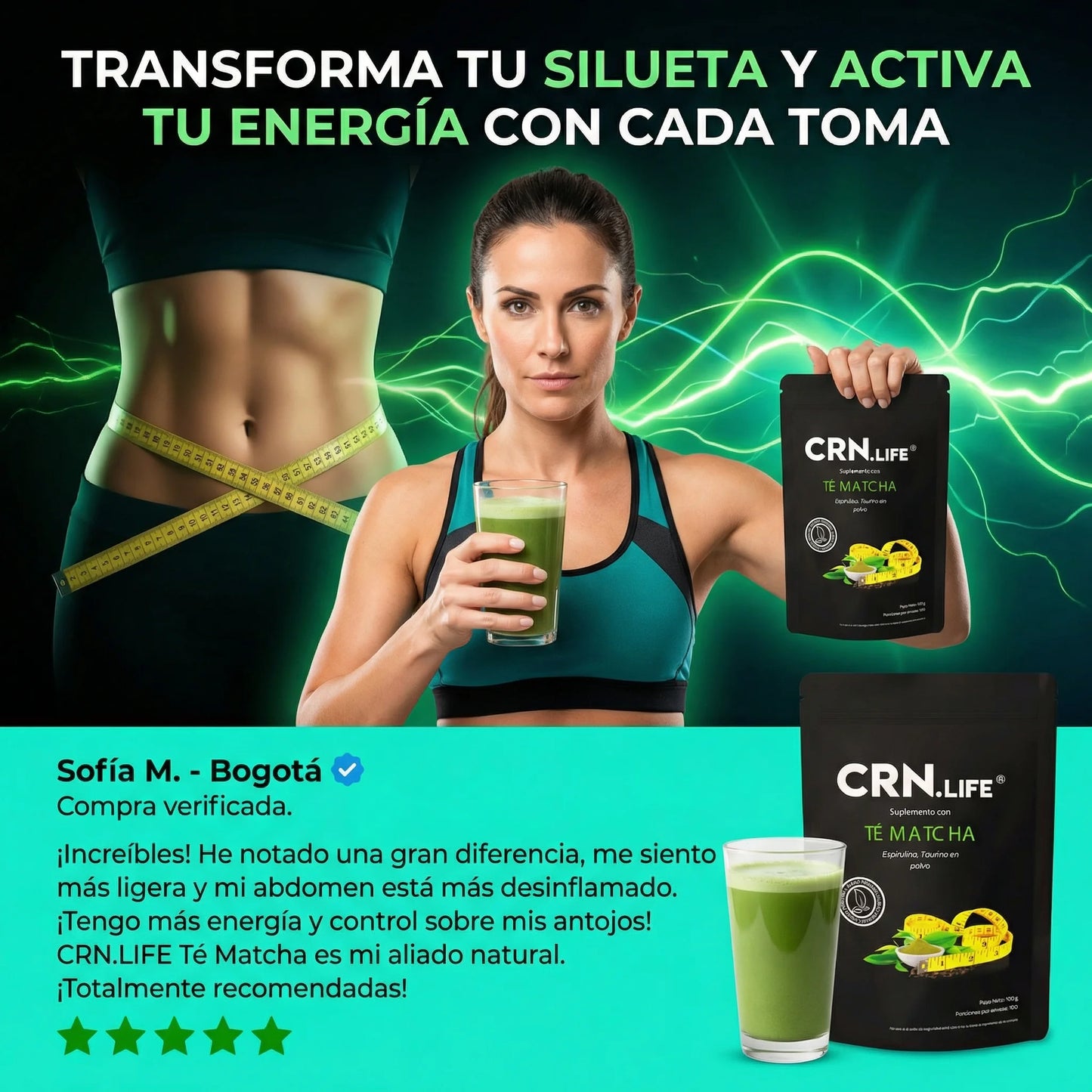 Espirulina + Te Matcha, un cambio radical para tu vida