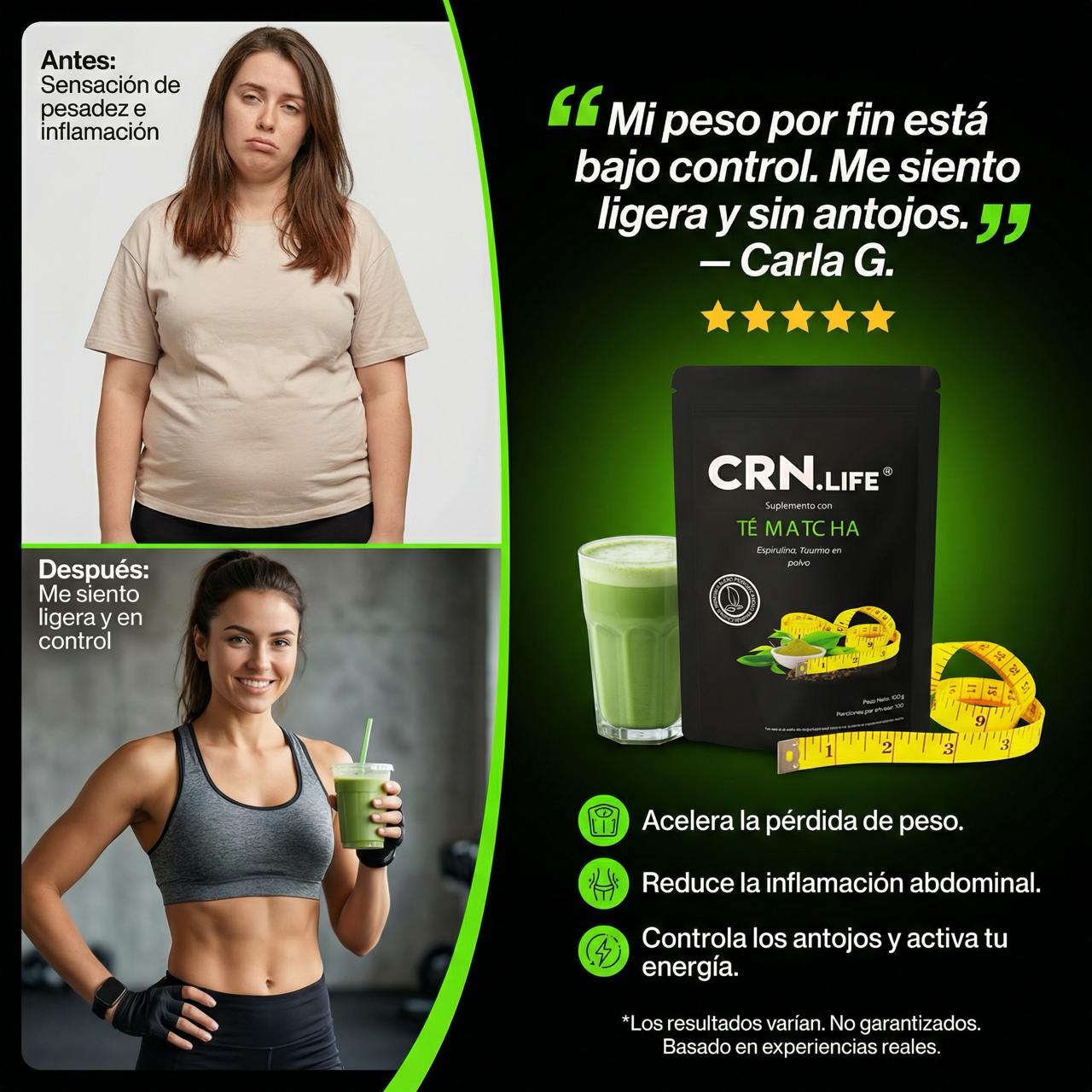 Espirulina + Te Matcha, un cambio radical para tu vida